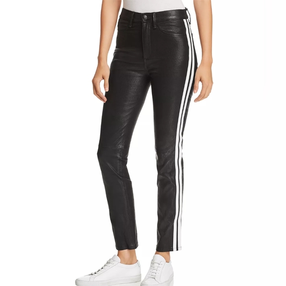 Rag & Bone Black Lamb Leather Cigarette Pants NWT!